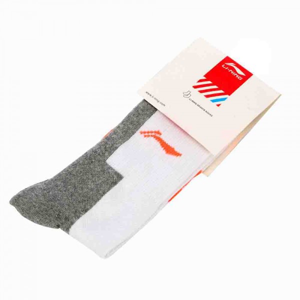 Li-Ning Ankle Socks - AWLH008 - Grey & White
